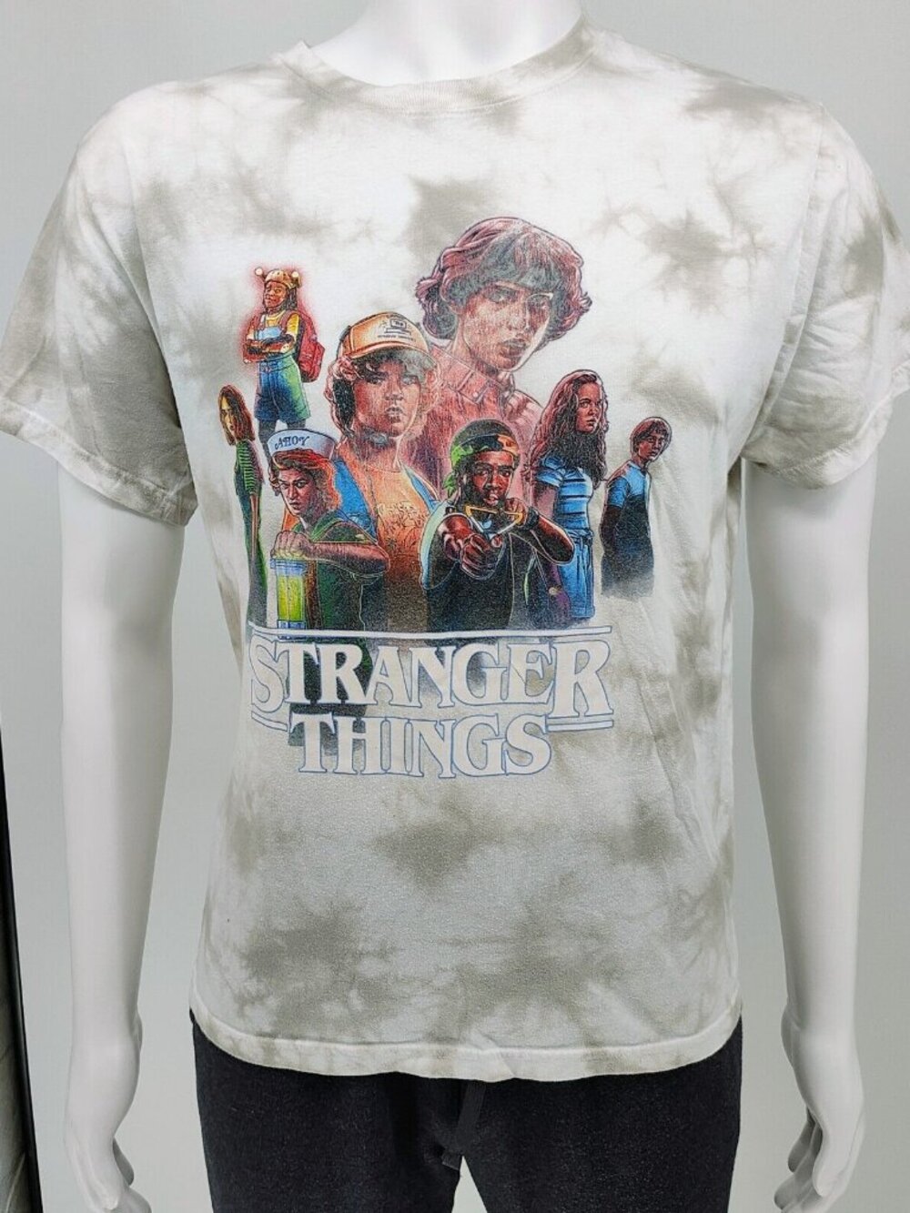 Stranger Things Tie-Dye Graphic T-Shirt (L) *FLAWS*